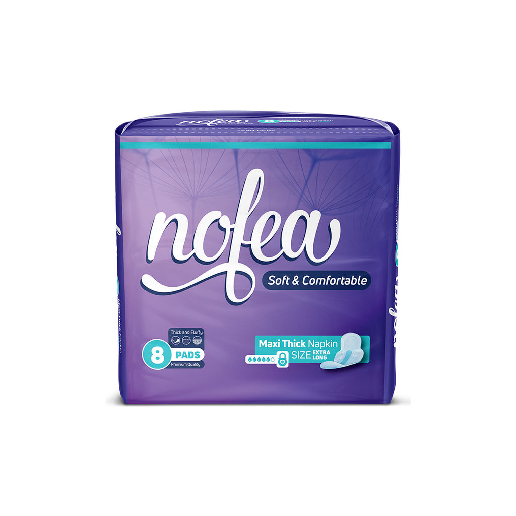 Nofea Maxi Thick Sanitary Napkins XL - 08 pcs