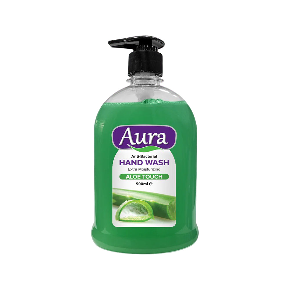 Aura Hand Wash Aloe Touch Green 500ml