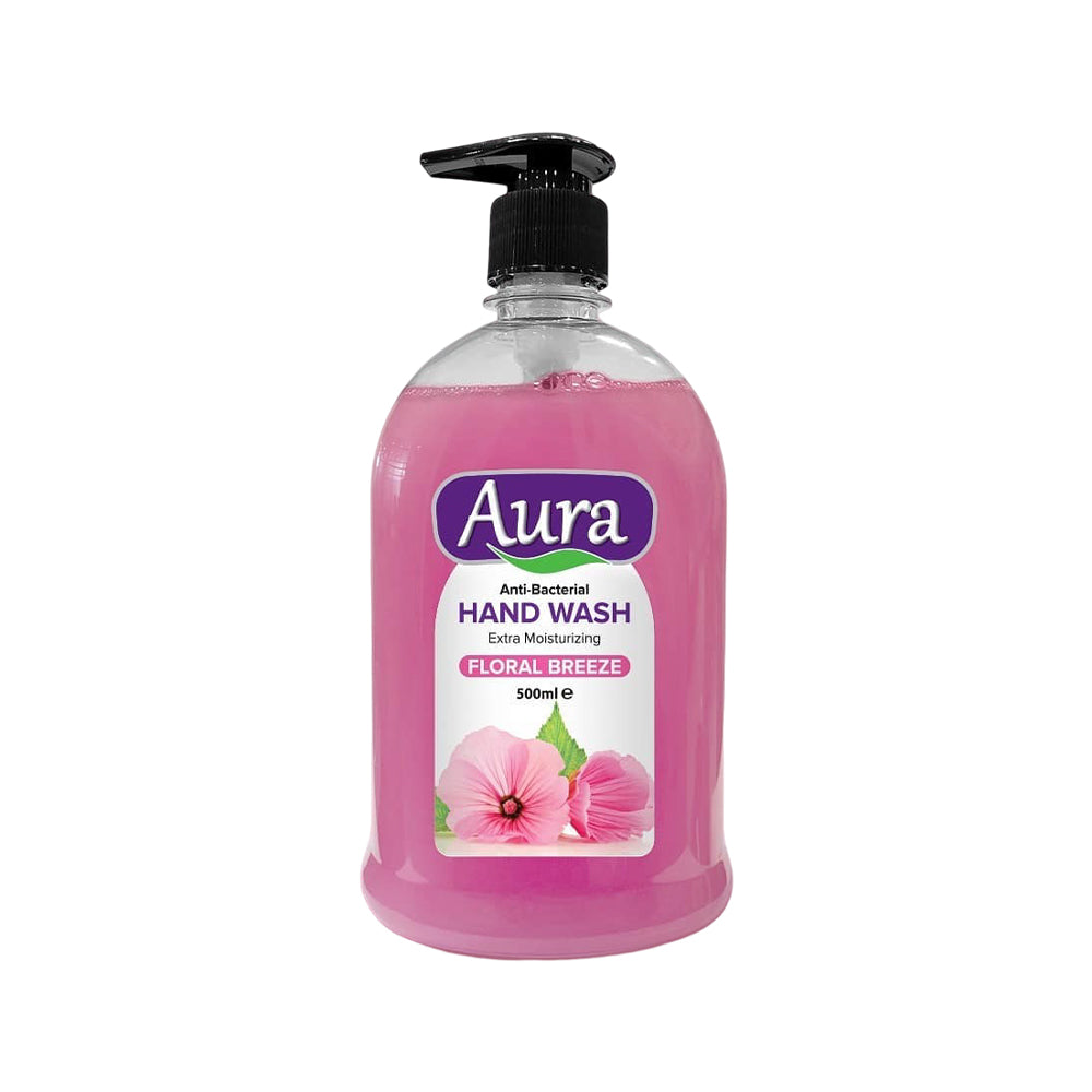 Aura Hand Wash Floral Breeze Pink 500ml