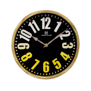 Heritage Oxford Silent Wall Clock 14 Inch CLK-001_C – Premium Quartz Decorative Wall Clock for Home & Office