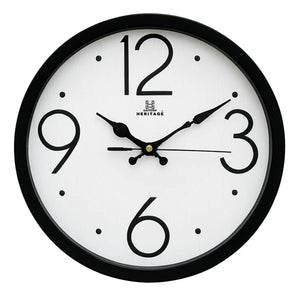 Heritage Oxford Silent Wall Clock 14 Inch CLK-001_F – Premium Quartz Decorative Wall Clock for Home & Office