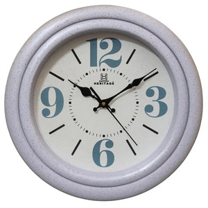Heritage Oreo Silent Wall Clock 13.75 Inch CLK-003_F – Modern Quartz Decorative Wall Clock