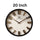 Heritage Albino Wall Clock 20 Inch CLK-015_A – Premium Silent Quartz Decorative Analog Wall Clock for Home & Office