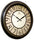 Heritage Letex Wall Clock 24 Inch CLK-016_E – Premium Silent Quartz Decorative Analog Wall Clock for Home & Office Arey wow