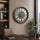 Heritage Retro Wall Clock 15 Inch CLK-025_E – Premium Ornate Silver Finish Decorative Analog Wall Clock