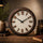 Heritage Snowy Wall Clock 24 Inch CLK-027_B – Premium Bronze Vintage Decorative Silent Quartz Analog Wall Clock