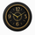 Heritage Prague-2 Wall Clock 18 Inch CLK-030_A – Premium Black & Gold Decorative Silent Quartz Analog Clock for Home & Office