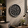 Heritage Momentum Wall Clock 15 Inch CLK-032_D – Premium Vintage Silver Decorative Silent Quartz Analog Clock for Home & Office