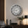 Heritage Majestic Silver Skeleton Wall Clock 15 Inch CLK-033_C – Premium Marble Effect Decorative Analog Wall Clock