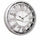 Heritage Majestic Silver Skeleton Wall Clock 15 Inch CLK-033_C – Premium Marble Effect Decorative Analog Wall Clock