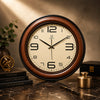 Heritage Dynamite Plain Wall Clock 22 Inch CLK-042_C – Classic Wooden Finish Large Analog Wall Clock