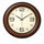 Heritage Dynamite Plain Wall Clock 22 Inch CLK-042_C – Classic Wooden Finish Large Analog Wall Clock