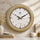 Heritage Dynamite Wall Clock 22 Inch CLK-042_D – Premium Wood Finish Marble Effect Decorative Analog Wall Clock