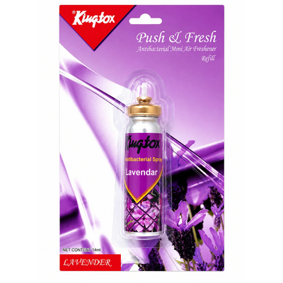 Kingtox Push & Fresh Mini Air Freshener Refill 14ml – Lavender