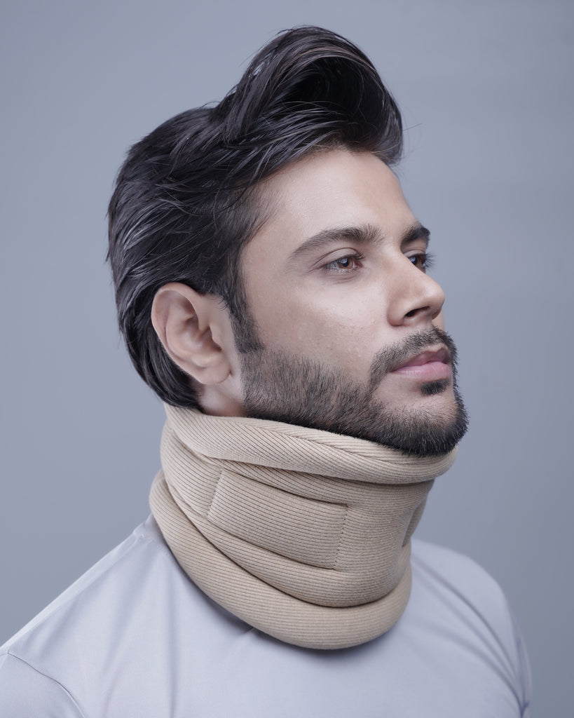 TS ORTHO Soft Cervical Collar With Chin Support