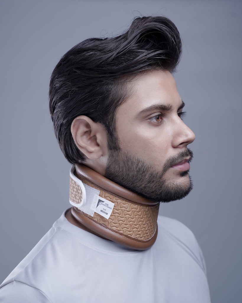 TS ORTHO Hard Cervical Collar Made Of Eva Sheet (Single Piece)