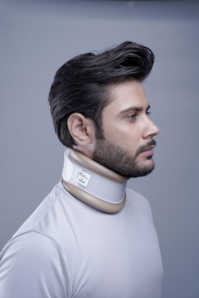 TS ORTHO Hard Cervical Collar Made Of Plastic Sheet (Single Piece)