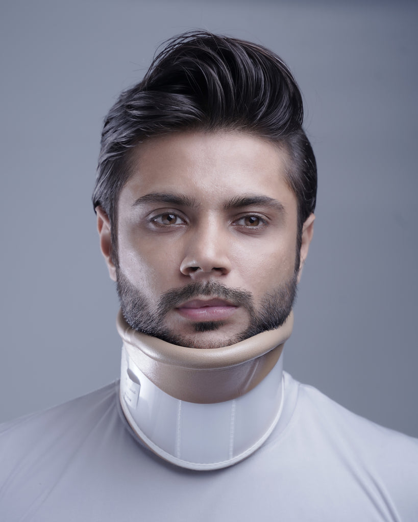 TS ORTHO Hard Chin Support Collar Made Of Plastic Sheet