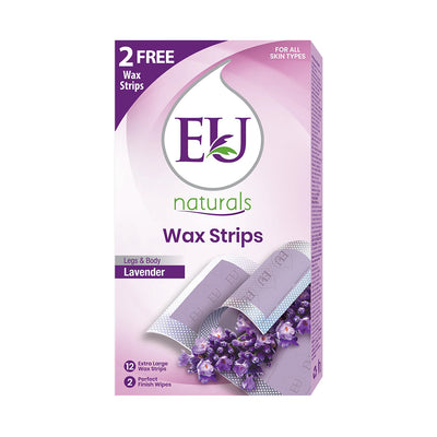 EU Hair Removal Body Wax Strip Lavender (Pack of 12)