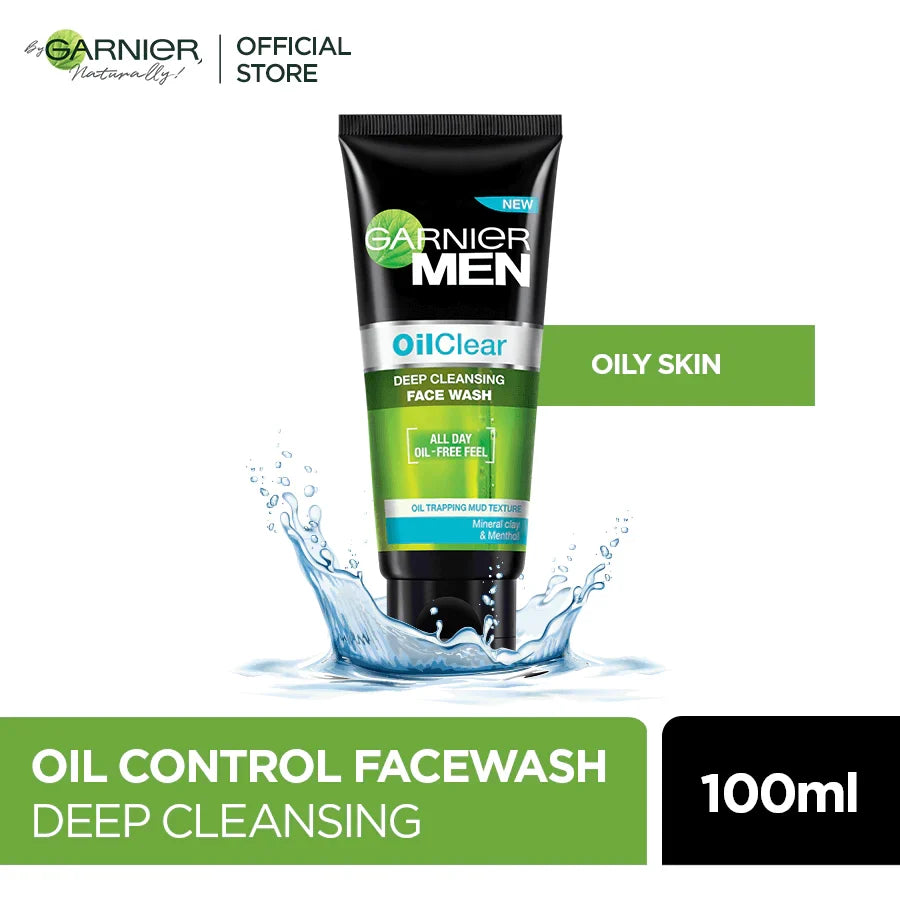 Garnier Men Face Wash Oil Clear 100ml