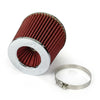 Simota Universal Air Intake Filter Red 3.1 Inch – High Flow Performance Engine Air Filter