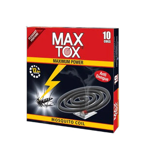 Maxtox Mosquito Coils Jumbo Black - 10 Coil