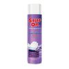 A can of Stiff On Heavy Starch Spray with a purple label and white cap, shown on a plain white background.
