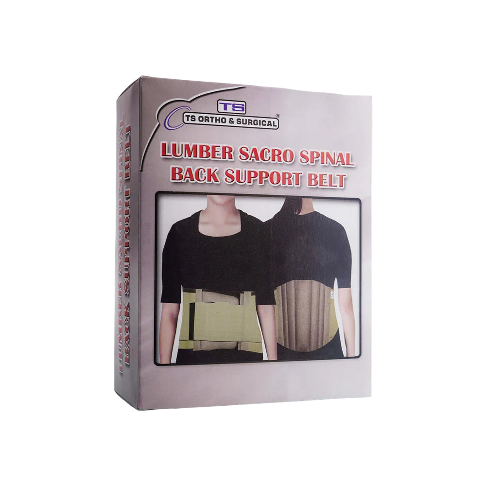 TS ORTHO Lumbo Sacral Spinal Back Support Belt