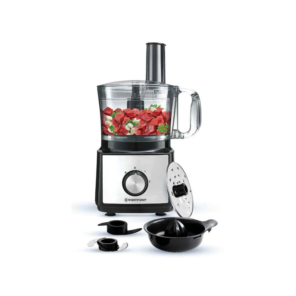 Westpoint Kitchen Robot Food Processor 700W Stainless Steel Blades - WF-502