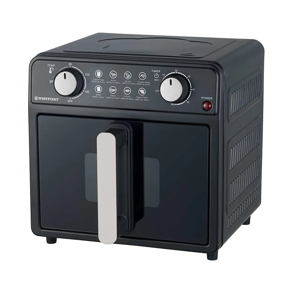 Westpoint 8L Digital Air Fryer 1500W with Glass Window, Non-Stick Tray & Wire Rack - WF-4256