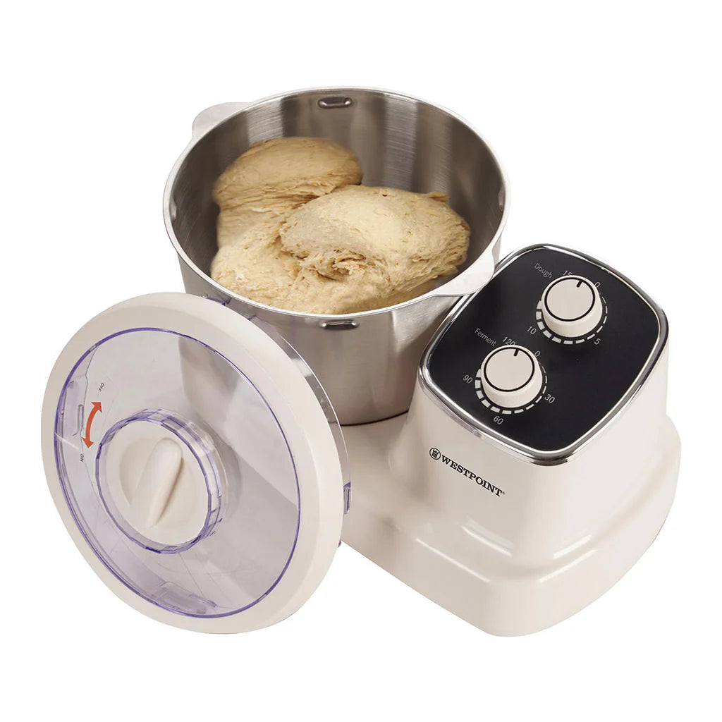 Westpoint 5L Electric Dough Maker 500W with Adjustable Kneading & Proofing Timer - WF-3616