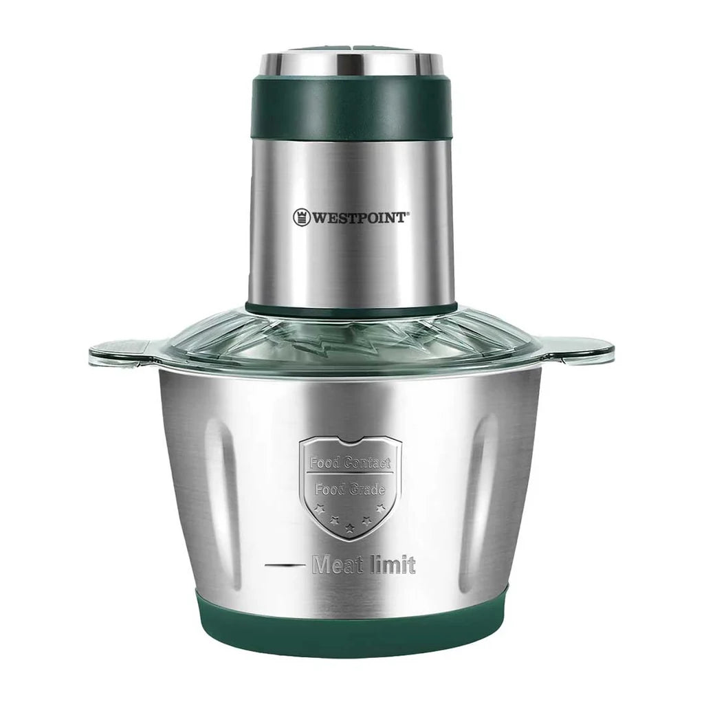 Westpoint Electric Food Chopper 500W Stainless Steel Bowl - WF-1098