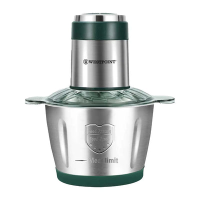Westpoint Electric Food Chopper 500W Stainless Steel Bowl - WF-1098