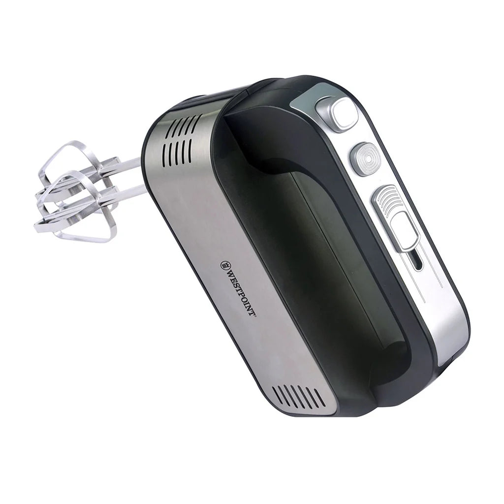 Westpoint 500W Hand Mixer with 5 Speeds, Turbo Function & Dough Hooks - WF-9807