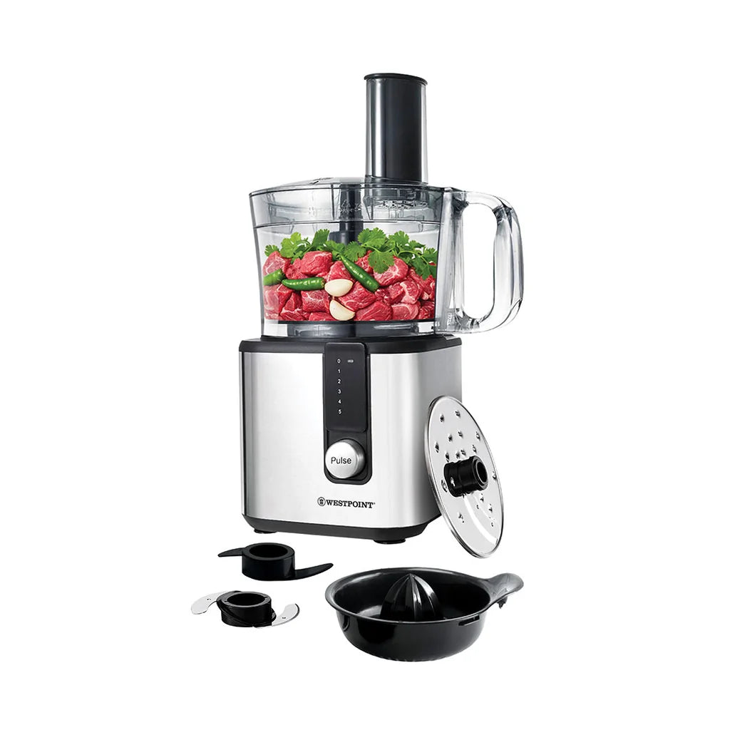 Westpoint Kitchen Robot Food Processor 800W Stainless Steel Blades - WF-503